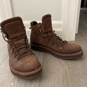 Punto Pigro Reverse Leather Ankle Boot